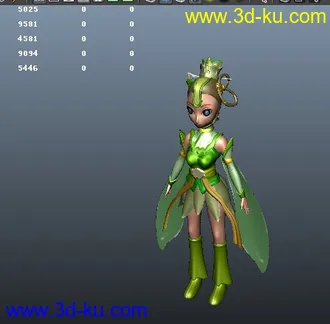 3D打印模型Q版小女孩的图片