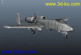 3D打印模型美军A-10雷电攻击机的图片