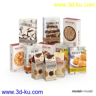 3D打印模型厨房餐具锅碗瓢盆花盆的图片