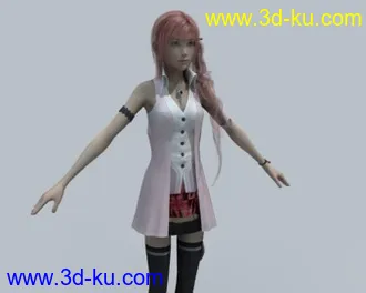 3D打印模型最终幻想Sarah的图片