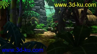 3D打印模型森林制作的图片