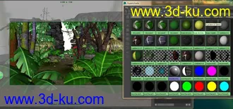 3D打印模型森林制作的图片