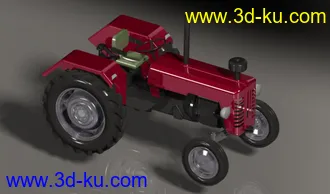 3D打印模型拖拉机呵呵 老式拖拉机的图片