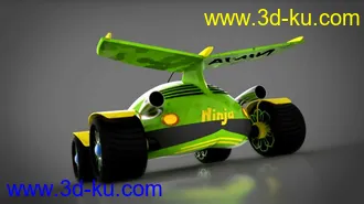 3D打印模型概念车，神龟汽车的图片