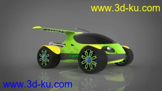 3D打印模型概念车，神龟汽车的图片