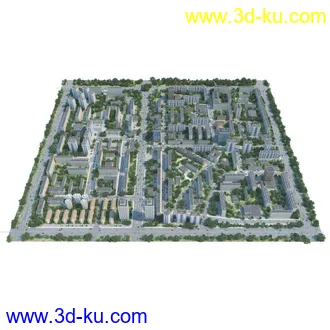 3D打印模型3套多个高品质城市场景模块的图片