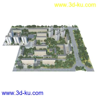 3D打印模型3套多个高品质城市场景模块的图片