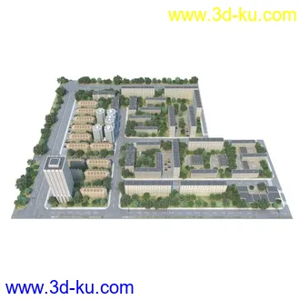 3D打印模型3套多个高品质城市场景模块的图片