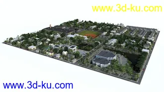 3D打印模型3套多个高品质城市场景模块的图片