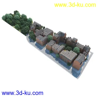 3D打印模型3套多个高品质城市场景模块的图片