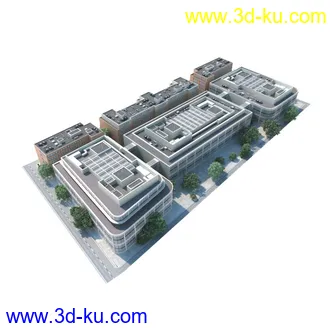 3D打印模型3套多个高品质城市场景模块的图片