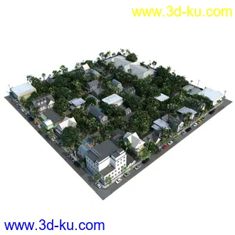 3D打印模型3套多个高品质城市场景模块的图片