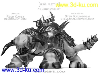 3D打印模型酷兽坐骑MYA  绑定   免费下载 喜欢请点赞的图片