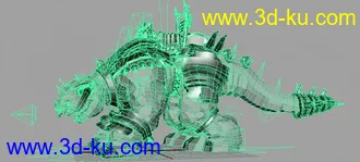 3D打印模型酷兽坐骑MYA  绑定   免费下载 喜欢请点赞的图片