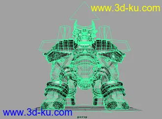 3D打印模型酷兽坐骑MYA  绑定   免费下载 喜欢请点赞的图片