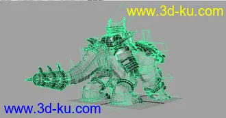 3D打印模型酷兽坐骑MYA  绑定   免费下载 喜欢请点赞的图片