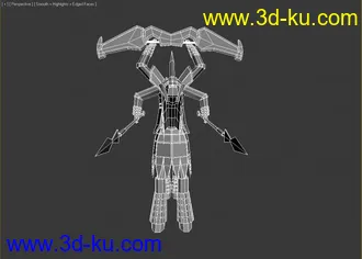 3D打印模型一个怪物~断头骑兵的图片