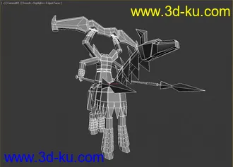 3D打印模型一个怪物~断头骑兵的图片