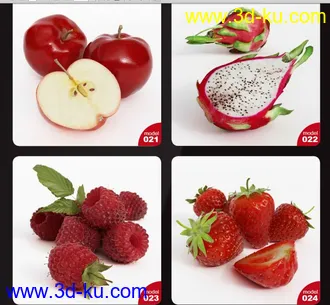 写实水果蔬菜模型的图片