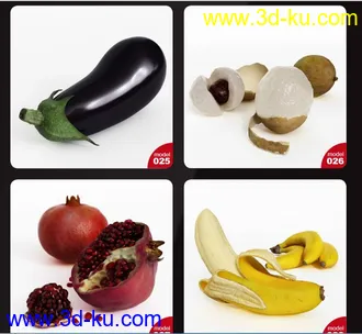 写实水果蔬菜模型的图片