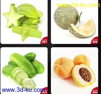 写实水果蔬菜模型的图片