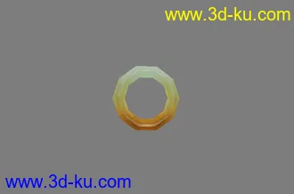 3D打印模型闲时临摹的一个镯子的图片