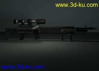 3D打印模型自制M14 EBR的图片