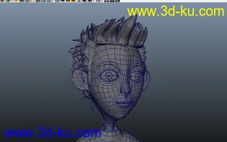 3D打印模型骑车的男孩(高级绑定，学习试用）的图片