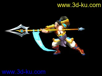 3D打印模型赵信全套动作参考的图片