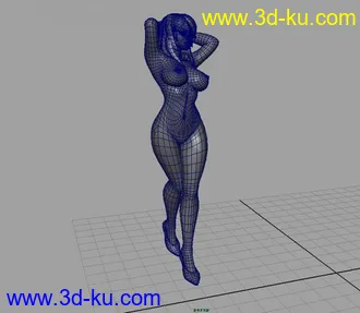 3D打印模型性感美女的图片
