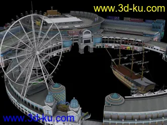 游乐场模型的图片