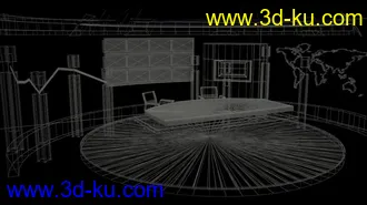 3D打印模型经济演播厅的图片