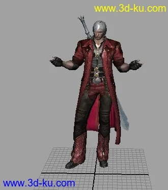 3D打印模型鬼泣，两大男主角的图片