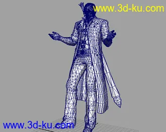 3D打印模型鬼泣，两大男主角的图片