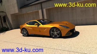3D打印模型法拉利f12 Berlinetta的图片