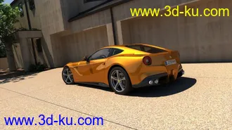 3D打印模型法拉利f12 Berlinetta的图片
