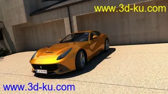 3D打印模型法拉利f12 Berlinetta的图片