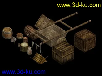 3D打印模型【简模】场景部件道具的图片