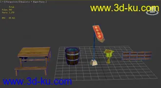 3D打印模型【简模】场景部件道具的图片