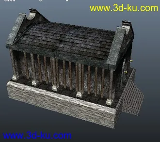 3D打印模型破房子的图片