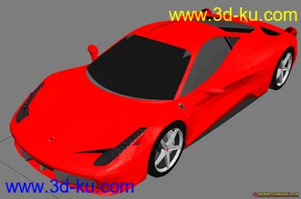 3D打印模型ferrari 458 簡模的图片