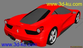 3D打印模型ferrari 458 簡模的图片