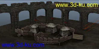 3D打印模型【刺客信条】小场景练习的图片