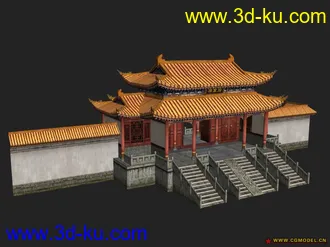 古建模型的图片