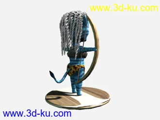 3D打印模型q版小阿凡达的图片