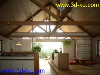 3D打印模型10套高品质亚洲风格室内场景的图片