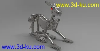 3D打印模型机器兔子的图片