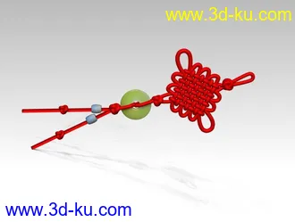 3D打印模型中国结的图片