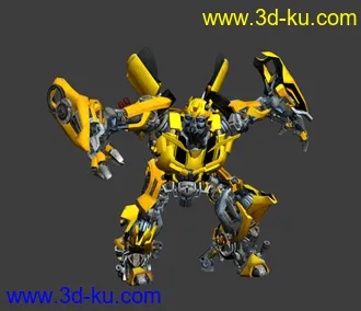 3D打印模型变形金刚 大黄蜂 带有动画和贴图的图片