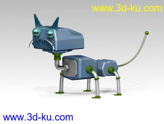 3D打印模型机器狗的图片